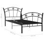 Estructura de cama con diseño de fútbol metal negro 90x200 cm de vidaXL, Camas y somieres - Ref: Foro24-324744, Precio: 102,9...