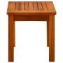 Mesa de centro de jardín madera maciza de acacia 50x35x36 cm en Mesas de jardín | Comprar online en Foru.es
