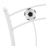 Estructura de cama con diseño de fútbol metal blanco 90x200 cm de vidaXL, Camas y somieres - Ref: Foro24-324745, Precio: 85,5...