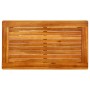 Mesa de centro de jardín madera maciza de acacia 70x40x36 cm en Mesas de jardín | Comprar online en Foru.es