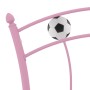 Estructura de cama con diseño de fútbol metal rosa 90x200 cm de vidaXL, Camas y somieres - Ref: Foro24-324747, Precio: 68,35 ...