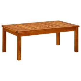 Mesa de centro de jardín madera maciza de acacia 90x50x36 cm en Mesas de jardín | Comprar online en Foru.es