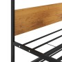 Estructura de cama extraíble metal negro 90x200 cm de vidaXL, Camas y somieres - Ref: Foro24-324748, Precio: 179,31 €, Descue...