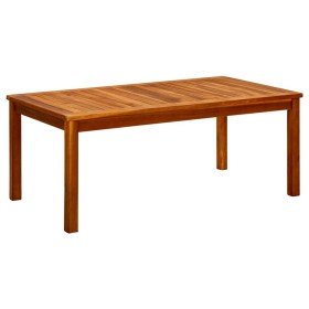 Mesa de centro de jardín madera maciza de acacia 110x60x45 cm en Mesas de jardín | Comprar online en Foru.es