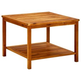 Mesa de centro de madera maciza de acacia 60x60x45 cm en Mesas de centro | Comprar online en Foru.es