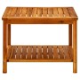 Mesa de centro de madera maciza de acacia 60x60x45 cm en Mesas de centro | Comprar online en Foru.es