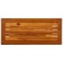 Mesa consola de jardín madera maciza de acacia 80x35x75 cm en Mesas de jardín | Comprar online en Foru.es
