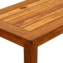 Mesa consola de jardín madera maciza de acacia 80x35x75 cm en Mesas de jardín | Comprar online en Foru.es