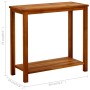 Mesa consola de jardín madera maciza de acacia 80x35x75 cm en Mesas de jardín | Comprar online en Foru.es