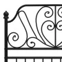 Estructura de cama de metal negro 90x200 cm de vidaXL, Camas y somieres - Ref: Foro24-324841, Precio: 127,05 €, Descuento: %