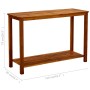 Mesa consola de jardín madera maciza de acacia 110x40x75 cm en Mesas de jardín | Comprar online en Foru.es