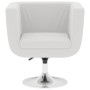 Taburetes de cocina 2 unidades cuero artificial blanco en Sillones | Comprar online en Foru.es
