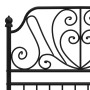 Estructura de cama de metal negro 100x200 cm de vidaXL, Camas y somieres - Ref: Foro24-324844, Precio: 124,63 €, Descuento: %