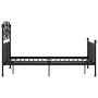 Estructura de cama de metal negro 120x200 cm de vidaXL, Camas y somieres - Ref: Foro24-324847, Precio: 195,39 €, Descuento: %
