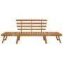 Banco de jardín 2 en 1 190 cm madera maciza acacia en Bancos de jardín | Comprar online en Foru.es