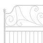 Estructura de cama de metal blanca 140x200 cm de vidaXL, Camas y somieres - Ref: Foro24-324851, Precio: 218,77 €, Descuento: %