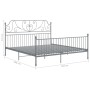 Estructura de cama de metal gris 180x200 cm de vidaXL, Camas y somieres - Ref: Foro24-324858, Precio: 191,48 €, Descuento: %