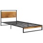 Estructura de cama de metal 100x200 cm de vidaXL, Camas y somieres - Ref: Foro24-324863, Precio: 104,45 €, Descuento: %