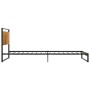 Estructura de cama de metal 100x200 cm de vidaXL, Camas y somieres - Ref: Foro24-324863, Precio: 104,45 €, Descuento: %