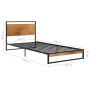Estructura de cama de metal 100x200 cm de vidaXL, Camas y somieres - Ref: Foro24-324863, Precio: 104,45 €, Descuento: %