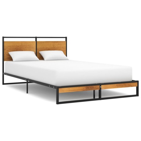 Estructura de cama de metal 120x200 cm de vidaXL, Camas y somieres - Ref: Foro24-324864, Precio: 132,06 €, Descuento: %