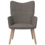 Relaxsessel mit Fußstütze aus taupegrauem Stoff von vidaXL, Sessel - Ref: Foro24-327939, Preis: 143,54 €, Rabatt: %