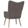 Relaxsessel mit Fußstütze aus taupegrauem Stoff von vidaXL, Sessel - Ref: Foro24-327939, Preis: 143,54 €, Rabatt: %