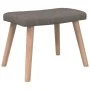 Relaxsessel mit Fußstütze aus taupegrauem Stoff von vidaXL, Sessel - Ref: Foro24-327939, Preis: 143,54 €, Rabatt: %