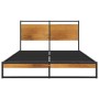 Estructura de cama de metal 120x200 cm de vidaXL, Camas y somieres - Ref: Foro24-324864, Precio: 132,06 €, Descuento: %