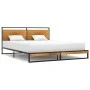 Estructura de cama de metal 140x200 cm de vidaXL, Camas y somieres - Ref: Foro24-324865, Precio: 137,58 €, Descuento: %