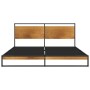 Estructura de cama de metal 140x200 cm de vidaXL, Camas y somieres - Ref: Foro24-324865, Precio: 139,25 €, Descuento: %