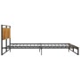 Estructura de cama de metal 140x200 cm de vidaXL, Camas y somieres - Ref: Foro24-324865, Precio: 139,25 €, Descuento: %