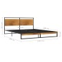 Estructura de cama de metal 140x200 cm de vidaXL, Camas y somieres - Ref: Foro24-324865, Precio: 139,25 €, Descuento: %