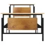 Metal bed frame 100x200 cm by vidaXL, Beds and slatted bases - Ref: Foro24-324870, Price: 103,70 €, Discount: %