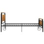 Estructura de cama de metal 120x200 cm de vidaXL, Camas y somieres - Ref: Foro24-324871, Precio: 163,04 €, Descuento: %
