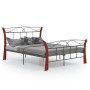 Estructura de cama de metal negra 120x200 cm de vidaXL, Camas y somieres - Ref: Foro24-324878, Precio: 114,08 €, Descuento: %