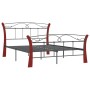 Estructura de cama de metal negra 120x200 cm de vidaXL, Camas y somieres - Ref: Foro24-324878, Precio: 114,08 €, Descuento: %