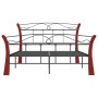 Estructura de cama de metal negra 120x200 cm de vidaXL, Camas y somieres - Ref: Foro24-324878, Precio: 114,08 €, Descuento: %