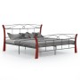 Estructura de cama de metal negra 140x200 cm de vidaXL, Camas y somieres - Ref: Foro24-324879, Precio: 145,47 €, Descuento: %