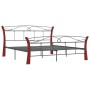 Estructura de cama de metal negra 140x200 cm de vidaXL, Camas y somieres - Ref: Foro24-324879, Precio: 145,47 €, Descuento: %