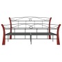 Estructura de cama de metal negra 140x200 cm de vidaXL, Camas y somieres - Ref: Foro24-324879, Precio: 145,47 €, Descuento: %