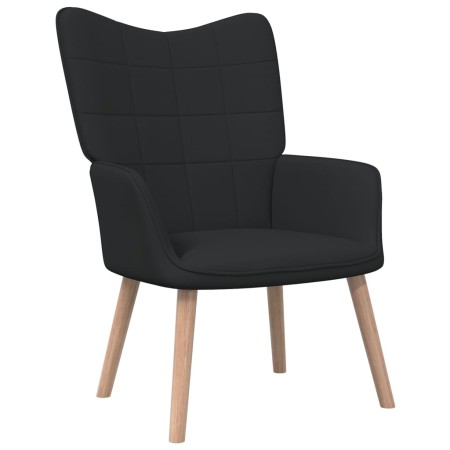 Sillón de relax de tela negro de vidaXL, Sillones - Ref: Foro24-327925, Precio: 119,55 €, Descuento: %