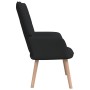 Sillón de relax de tela negro de vidaXL, Sillones - Ref: Foro24-327925, Precio: 119,55 €, Descuento: %
