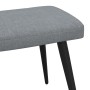 Silla de relajación con reposapiés tela gris claro de vidaXL, Sillones - Ref: Foro24-327952, Precio: 114,05 €, Descuento: %