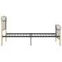 Estructura de cama de metal negra 90x200 cm de vidaXL, Camas y somieres - Ref: Foro24-324883, Precio: 90,48 €, Descuento: %