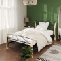 Estructura de cama de metal negro 100x200 cm de vidaXL, Camas y somieres - Ref: Foro24-324884, Precio: 147,05 €, Descuento: %