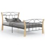 Estructura de cama de metal negro 100x200 cm de vidaXL, Camas y somieres - Ref: Foro24-324884, Precio: 147,05 €, Descuento: %