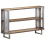Aparador de madera maciza de mango 120x30x73 cm de vidaXL, Aparadores - Ref: Foro24-321951, Precio: 206,69 €, Descuento: %