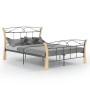 Estructura de cama de metal negra 120x200 cm de vidaXL, Camas y somieres - Ref: Foro24-324885, Precio: 97,04 €, Descuento: %
