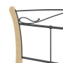 Estructura de cama de metal negra 120x200 cm de vidaXL, Camas y somieres - Ref: Foro24-324885, Precio: 97,04 €, Descuento: %